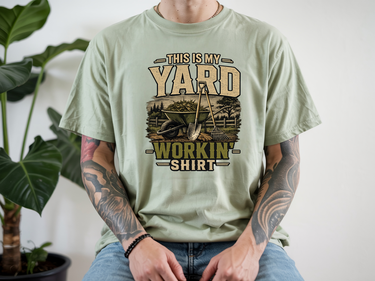 Yard Workin' Shirt - DTF TRANSFER - WHOLESALE