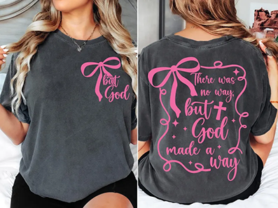 But God w pocket -Full Color DTF Transfer -2-5 Business Days