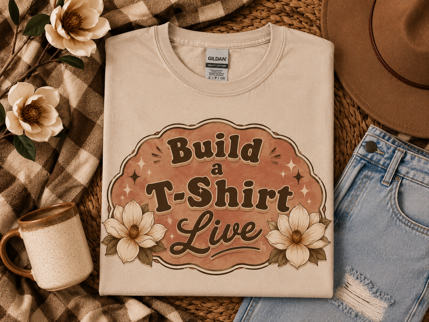 Build A T-Shirt - Made on Live