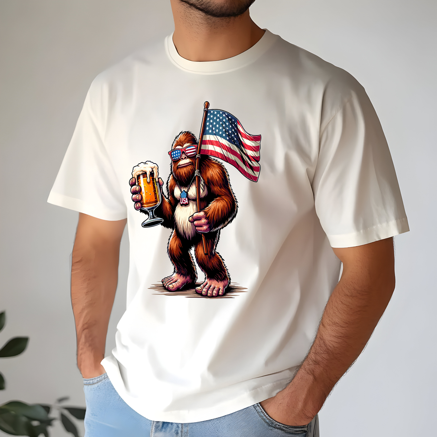 Big Foot American - DTF TRANSFER