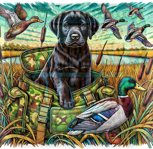 Black Lab and Ducks  (youth)