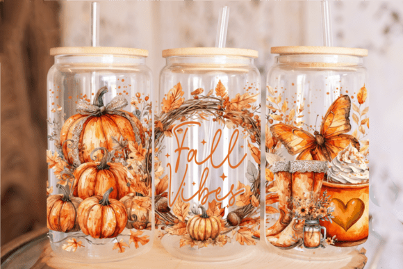 Boho Fall Vibes- 16 oz UVDTF Wrap - Friday New Releases