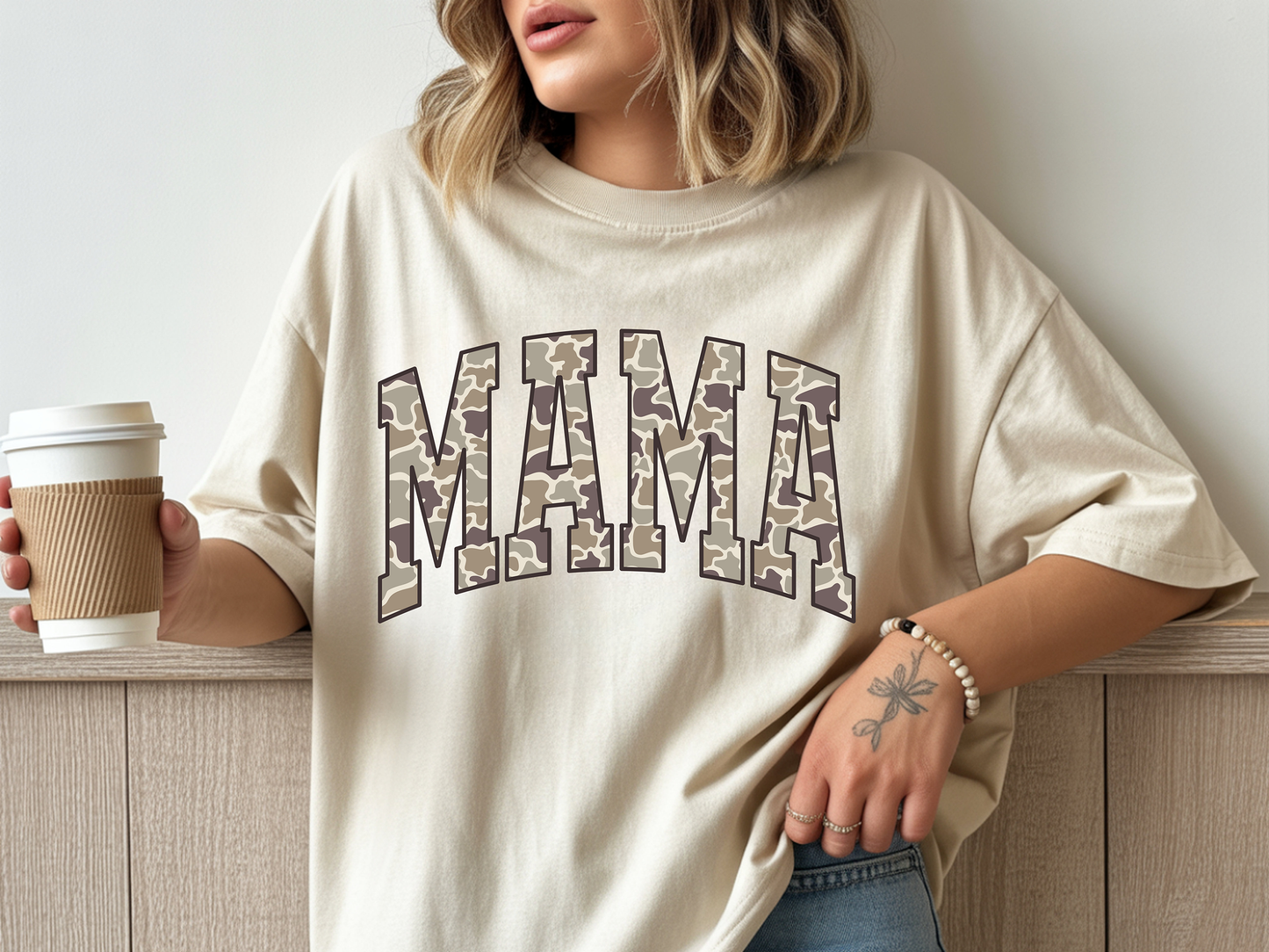 Camo Mama- Full Color DTF Transfer - Friday New Releases