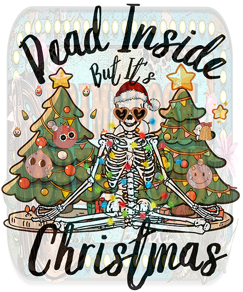 Dead inside but it's Christmas Skelly