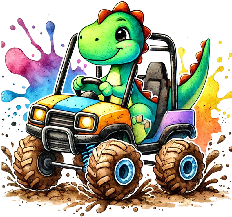 Dino Mud Ridin'  (youth)