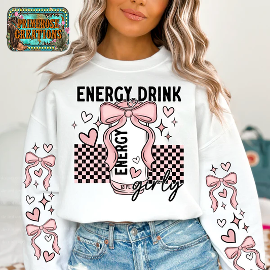 Energy Drink Girly-Sleeve Set