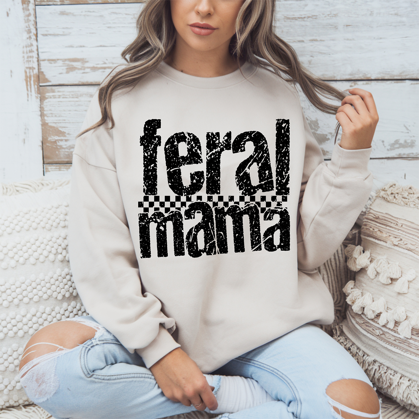 Feral mama- Full Color-DTF Transfer-2-5 Business Days