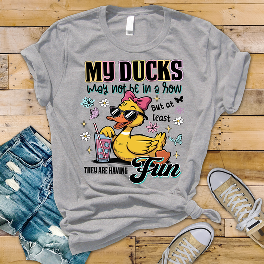 Funny Ducks -Full Color- DTF Transfer