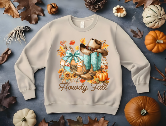 Howdy Fall- Full Color- DTF TRANSFER- WHOLESALE