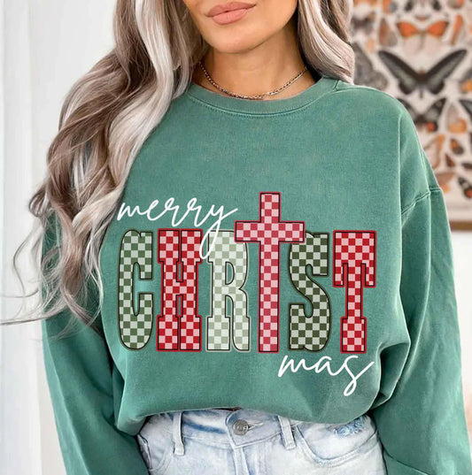 Merry ChrTstmas - Full Color - DTF TRANSFER - NEW RELEASE