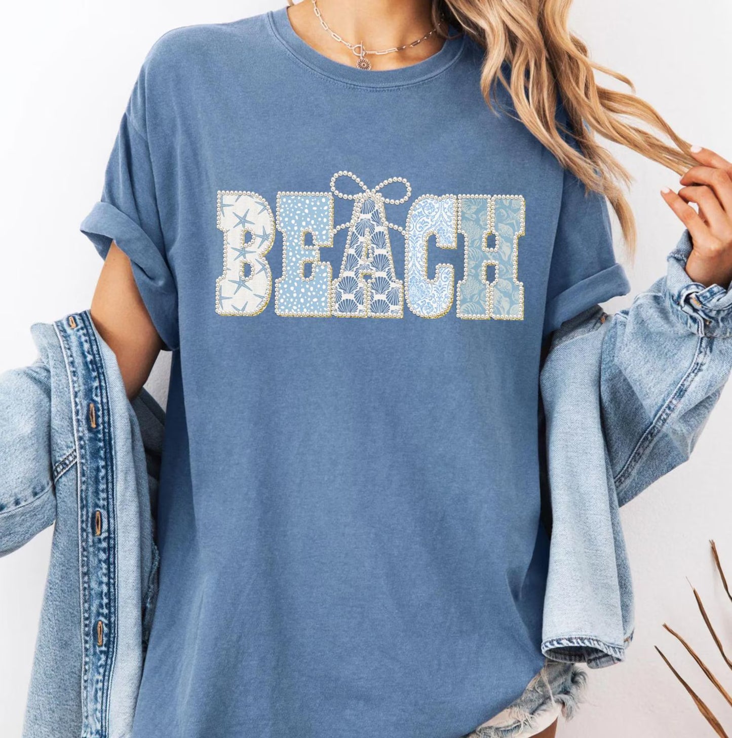 Pearly Beach - Full Color - DTF Transfer