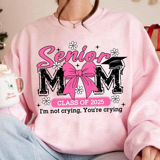 SENIOR MOM PINK COQUETTE - DTF TRANSFER
