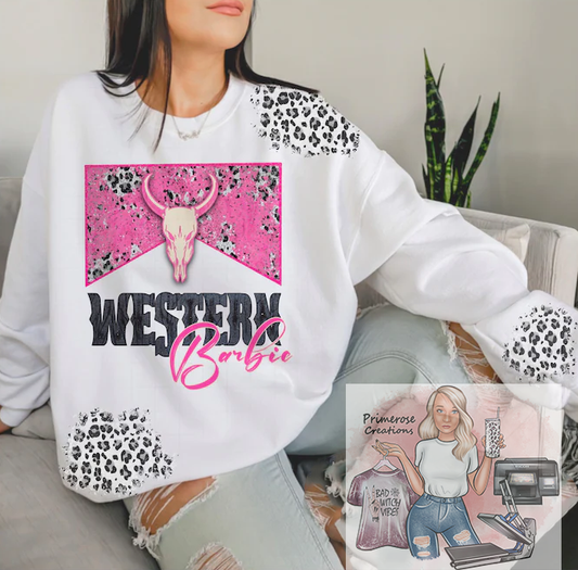 Western Barbie Sweatshirt