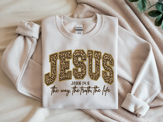 Jesus leopard- Full Color-DTF Transfer-WHOLESALE
