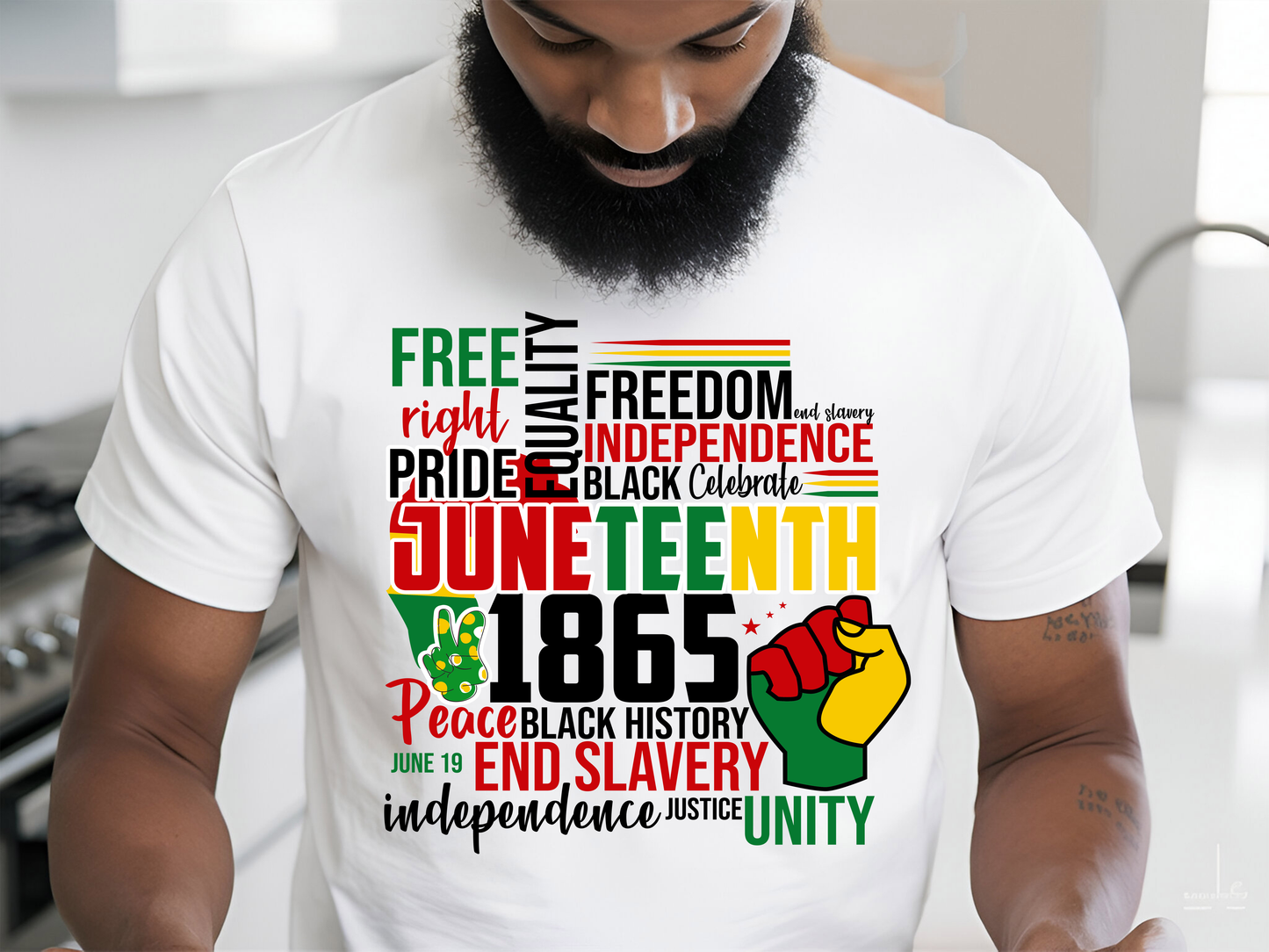 Juneteenth Words - DTF TRANSFER