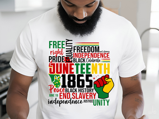 Juneteenth Words - DTF TRANSFER