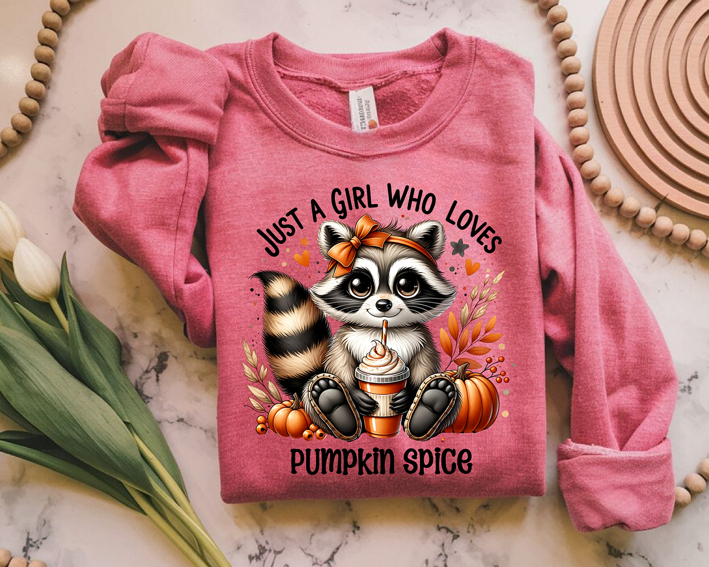 Just a girl who love pumpkin spice- Full Color- DTF TRANSFER-2-5 Business Days