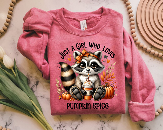 Just a girl who love pumpkin spice- Full Color- DTF TRANSFER