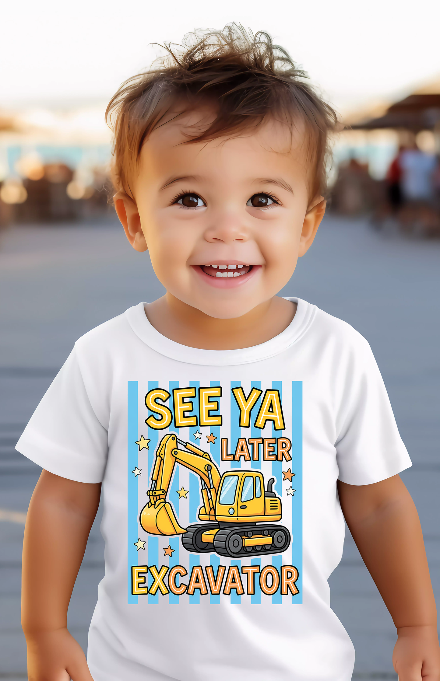 Later Excavator - Youth - Full Color - DTF Transfer - 2-5 Business Days