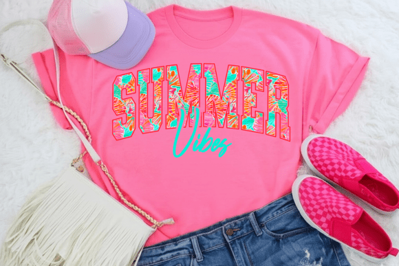 Preppy Summer Vibes  - DTF TRANSFER