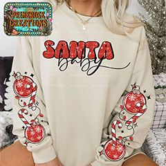 Santa Baby w/sleeves 7