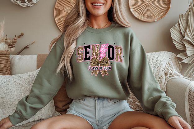 Senior  Leopard 26- Full Color- DTF TRANSFER