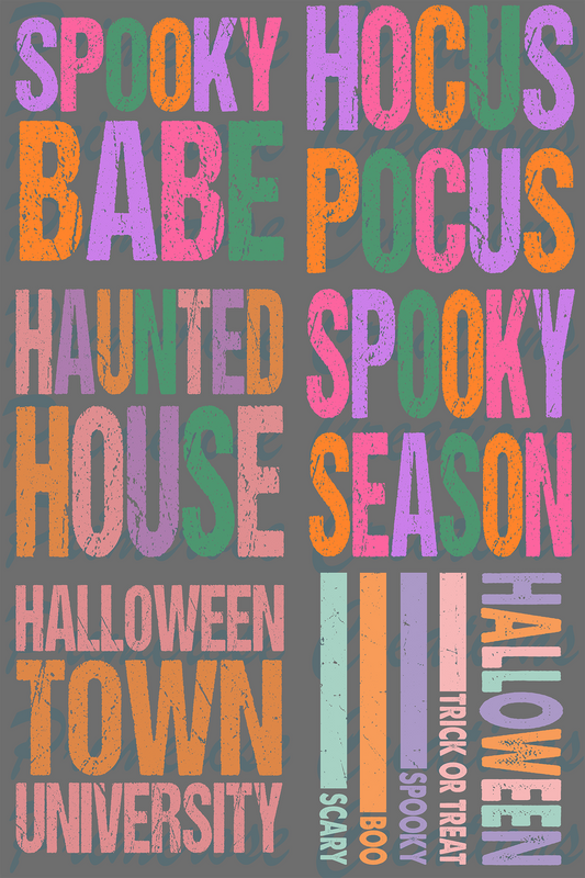Spooky Pastel - Pre Made Gang Sheet 24X36