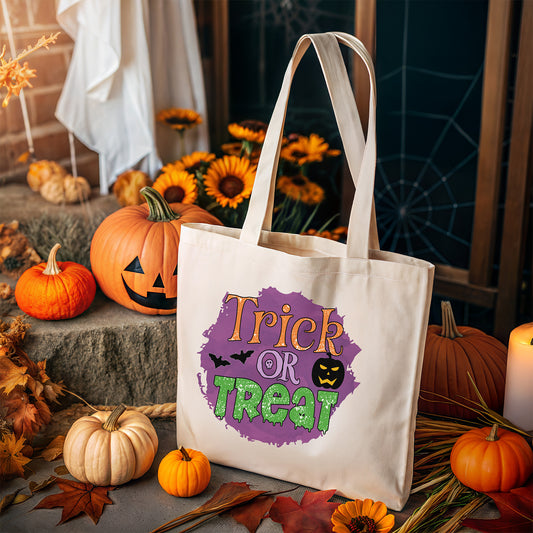 Trick or Treat Bag 3-Full Color -DTF TRANSFER