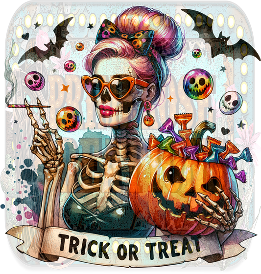 Trick or Treat Lady skelly