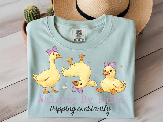 Walking By Faith-Full Color - DTF Transfer - 2 to 5 business days