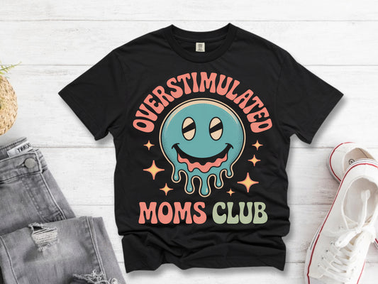 Overstimulated Smiley - Full Color - DTF Transfer - 2-5 Business Days