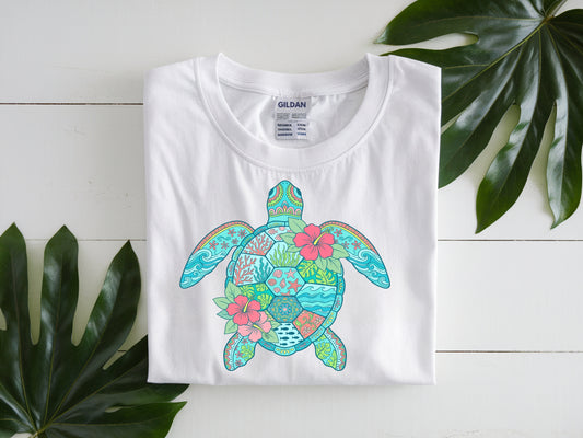 Turtle- Full Color - DTF Transfer - 2 to 5 business days
