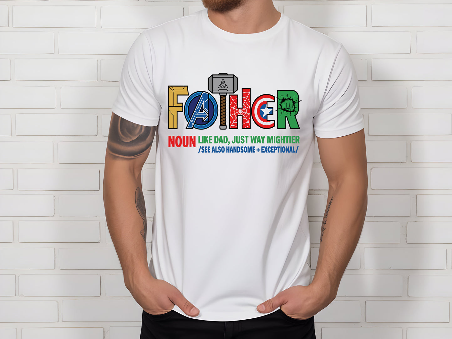 Father - Full Color - DTF Transfer - 2-5 Business Days