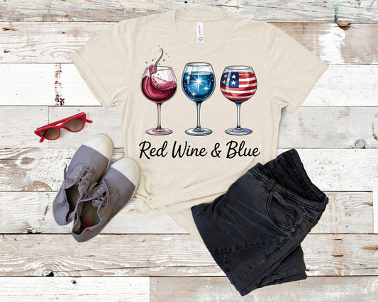 Wine July - Full Color - DTF Transfer