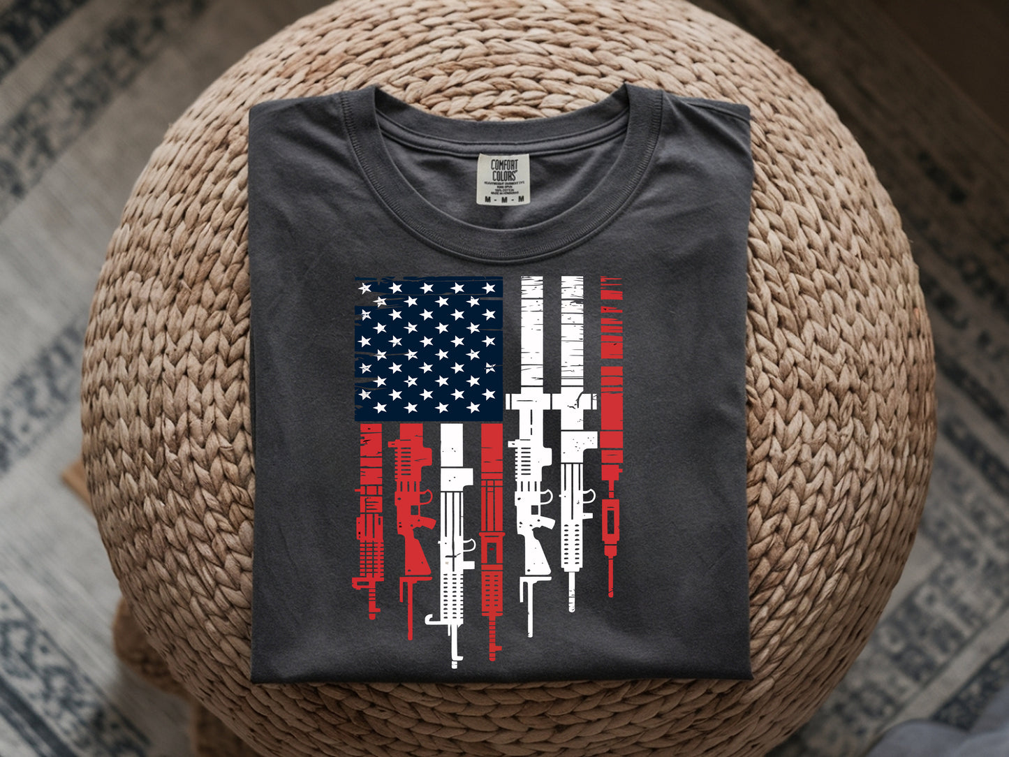 Pew Flag - Full Color - DTF Transfer -  2-5 Business Days