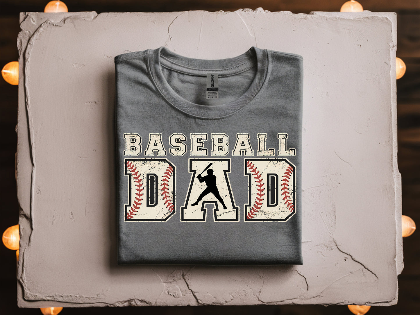 Baseball Dad- Full Color - DTF Transfer - WHOLESALE