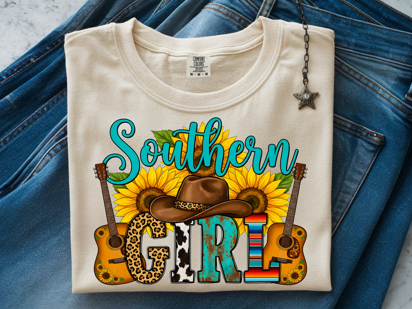Southern Girl-Full Color - DTF Transfer - 2 to 5 business days