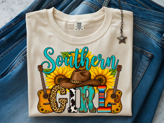 Southern Girl-Full Color - DTF Transfer - 2 to 5 business days