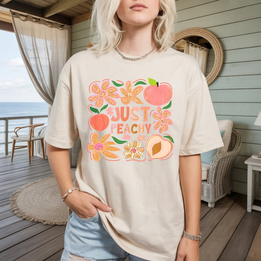Peachy - Full Color - DTF Transfer - 2 to 5 business days
