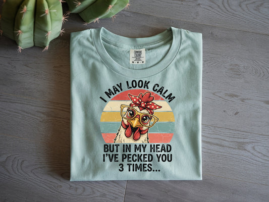 Look Calm - Full Color - DTF Transfer