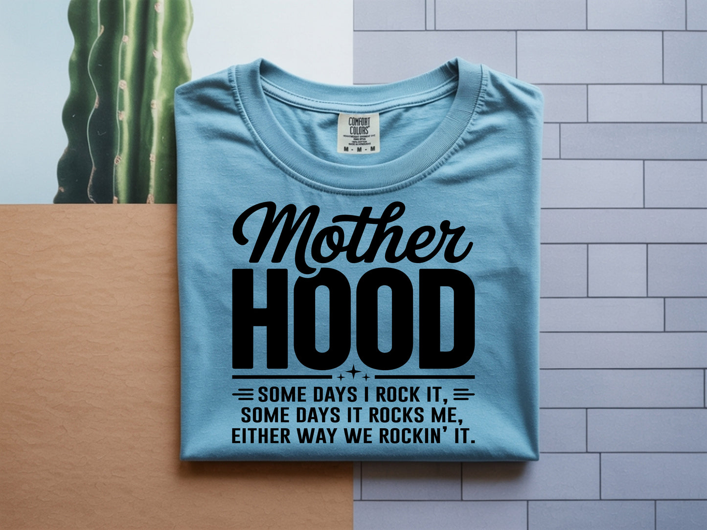 Rockin Motherhood- Full Color - DTF Transfer - WHOLESALE