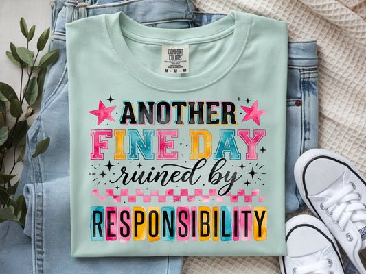 Fine Day -Full Color - DTF Transfer - 2 to 5 business days