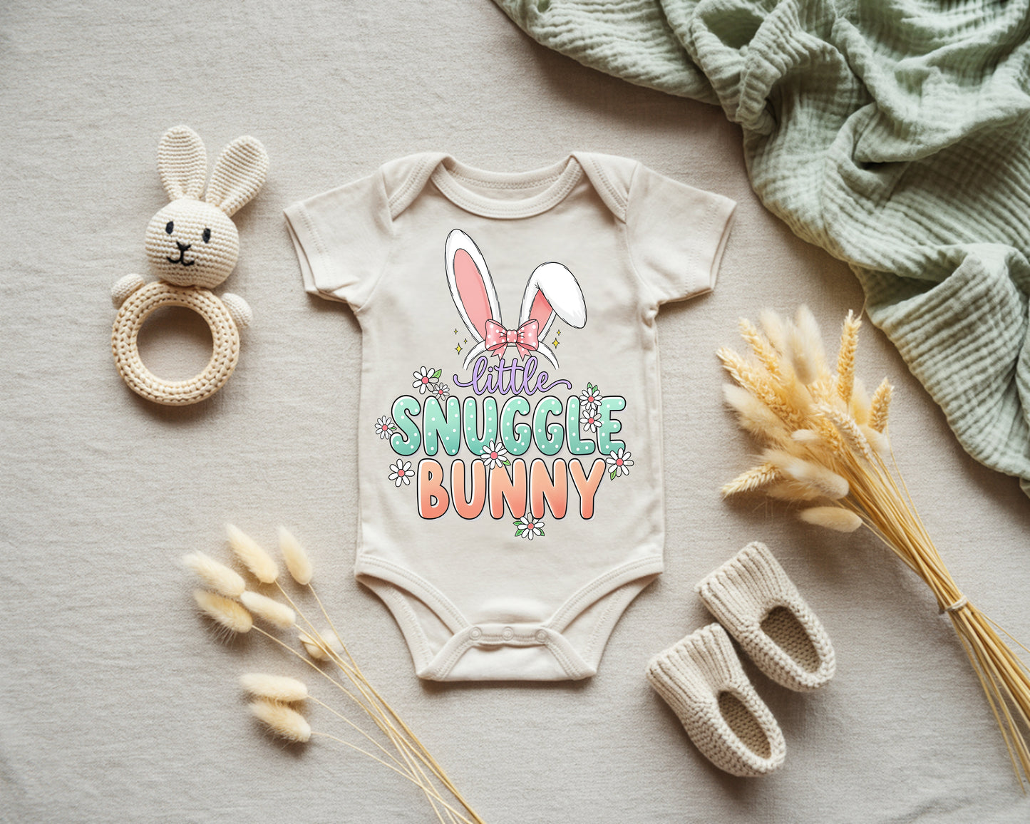 Snuggle bun- Full Color - DTF Transfer - WHOLESALE