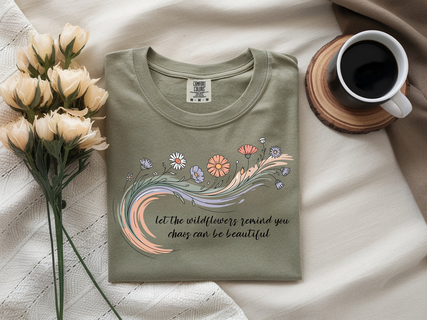 Beautiful Chaos -Full Color - DTF Transfer - 2 to 5 business days