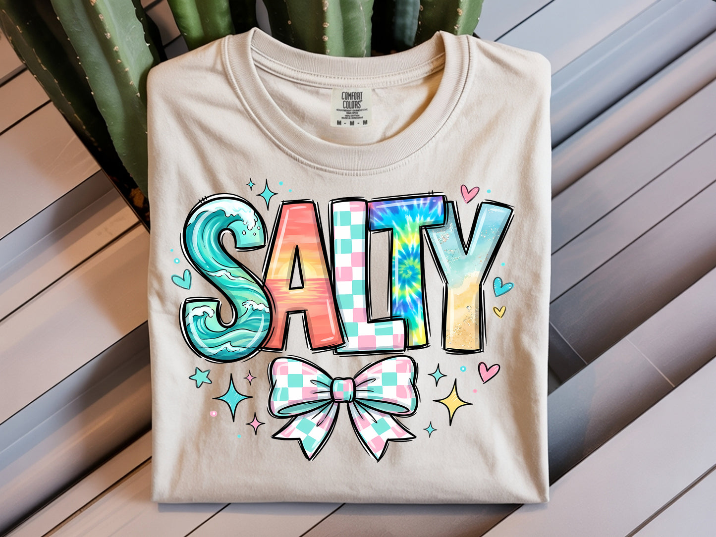 Salty- Full Color - DTF Transfer - 2 to 5 business days