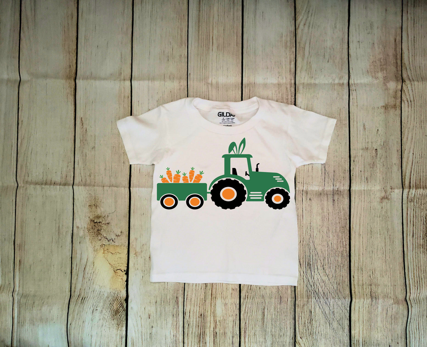 Easter Tractor- Full Color - DTF Transfer - WHOLESALE