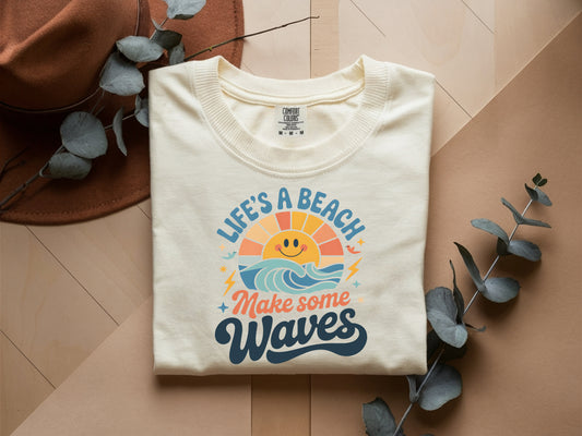 Waves - Full Color - DTF Transfer - 2 to 5 business days
