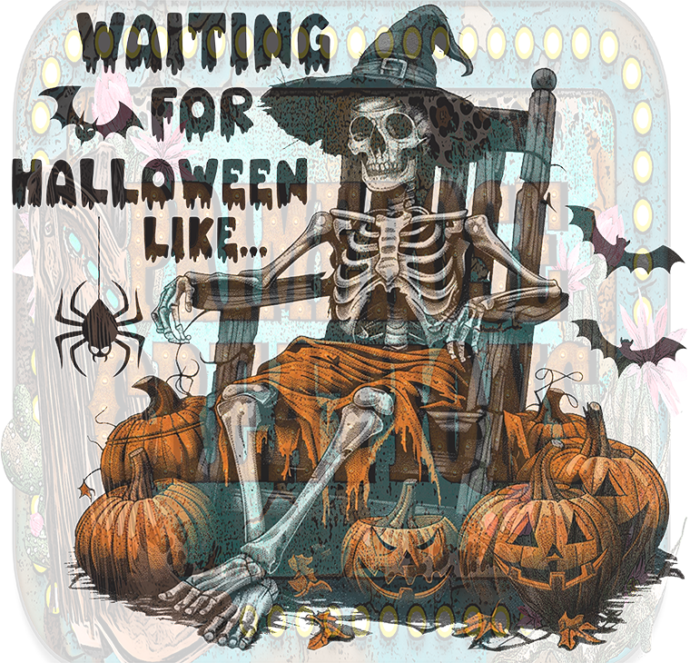 Waiting on Halloween Skelly