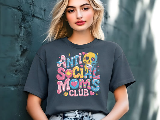 Anti Social - Full Color - DTF Transfer - 2 to 5 business days