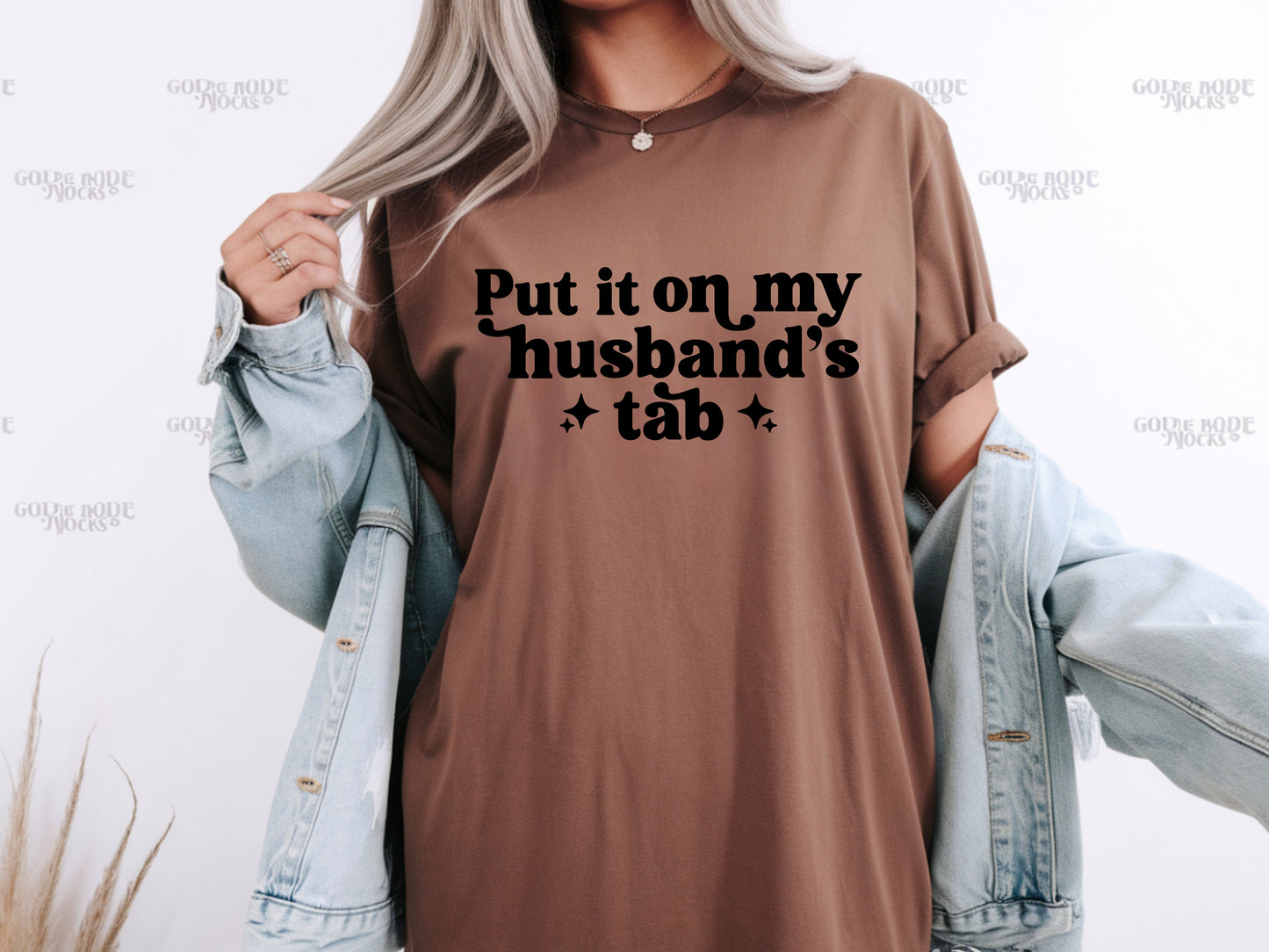 Husband's Tab - Full Color - DTF Transfer - 2 to 5 business days